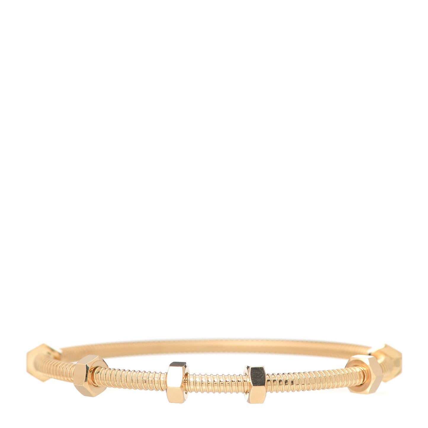 18K Yellow Gold Ecrou de Bracelet 17