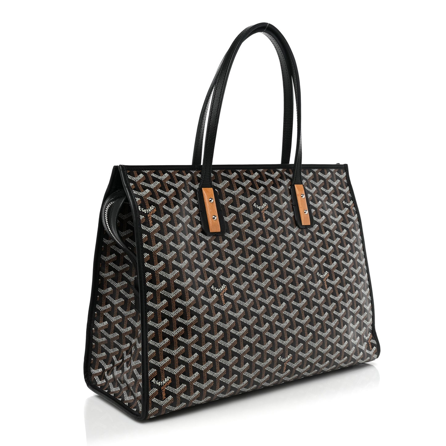 Goyardine Marquises Tote Black
