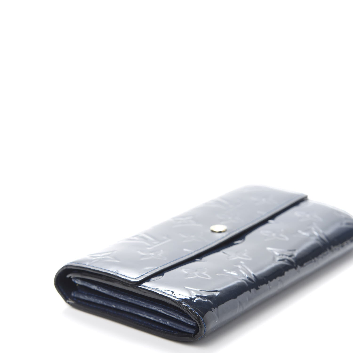 Louis Vuitton Vernis Sarah Wallet Grand Blue 10 of 11