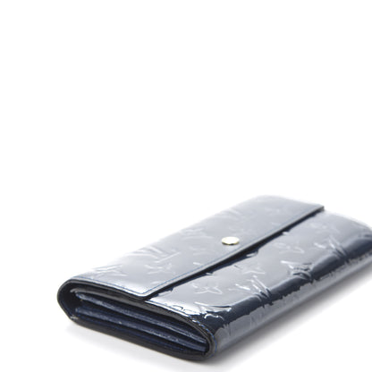 Louis Vuitton Vernis Sarah Wallet Grand Blue 10 of 11