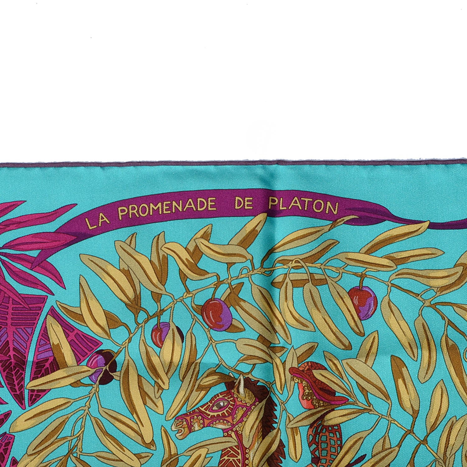 Hermes Silk La Promenade de Platon Scarf 90 3 of 6