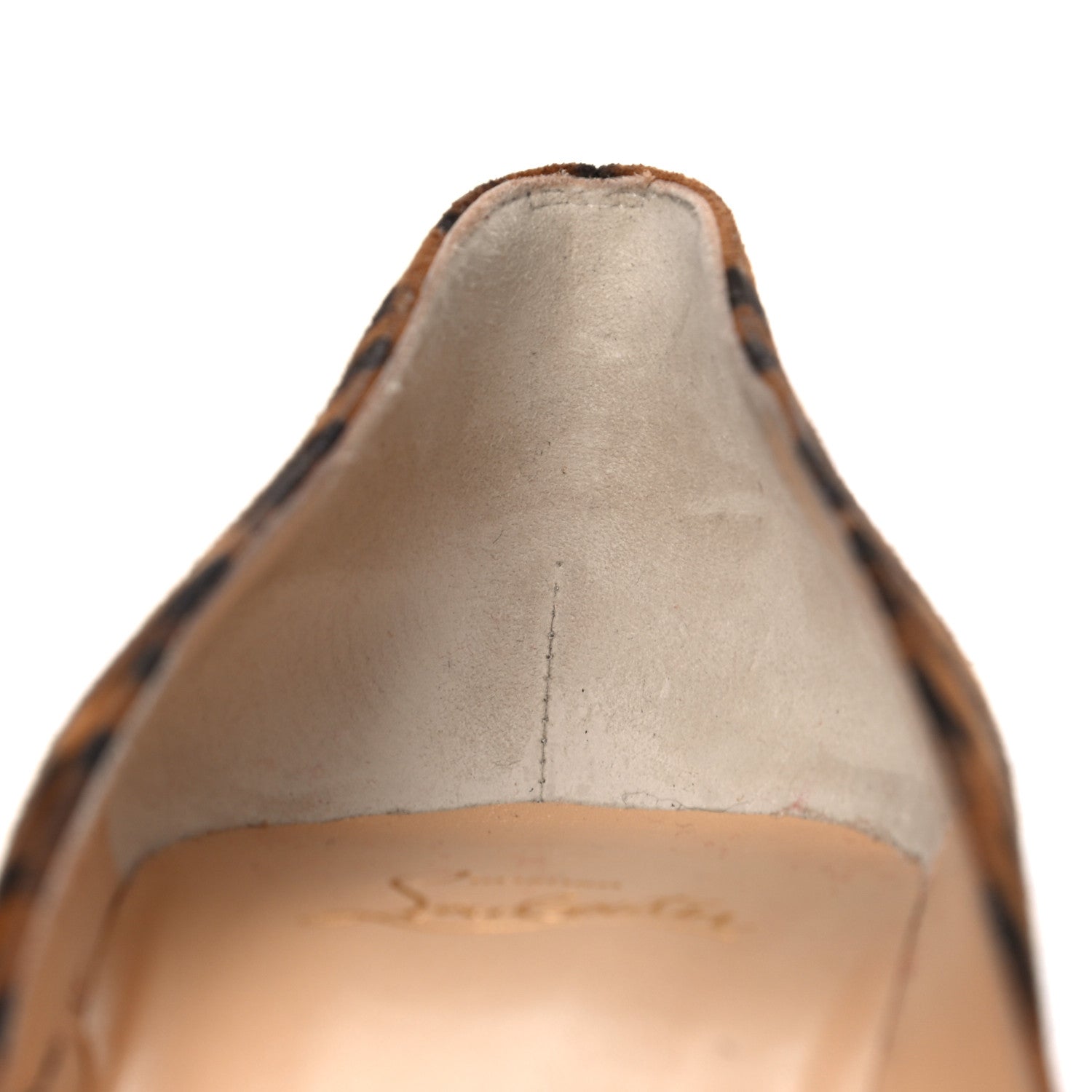 Christian Louboutin Veau Velours Pigalle Follies 100 Pumps 41 Leopard 10 of 14