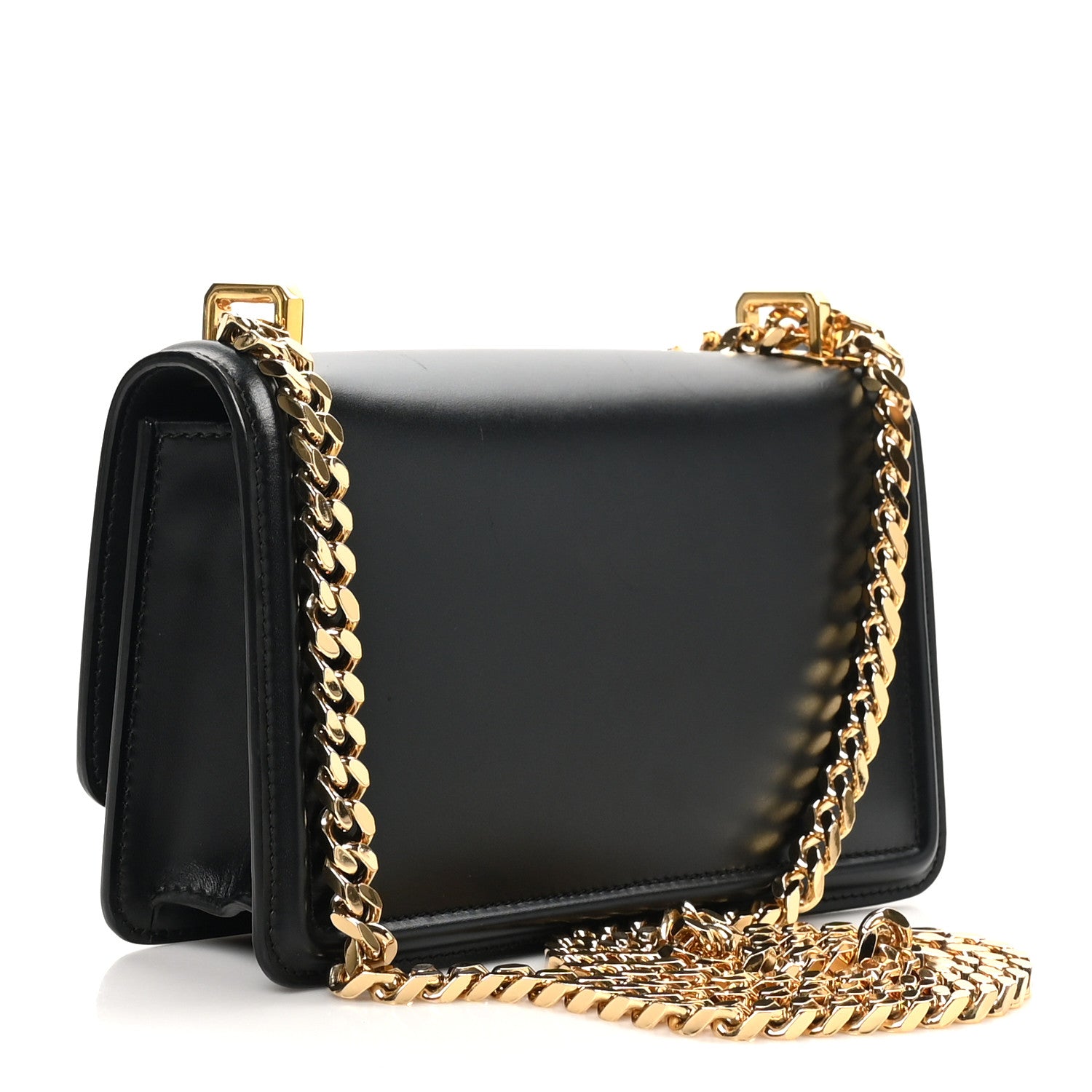 Burberry Calfskin Mini TB Bag Black 3 of 10