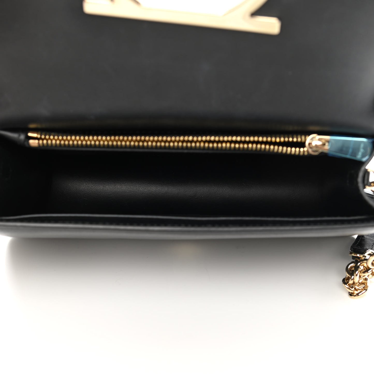 Calfskin Vela Crossbody Bag Black