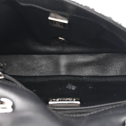 Chanel Sequin Mini Rectangular Flap Black Silver 5 of 13