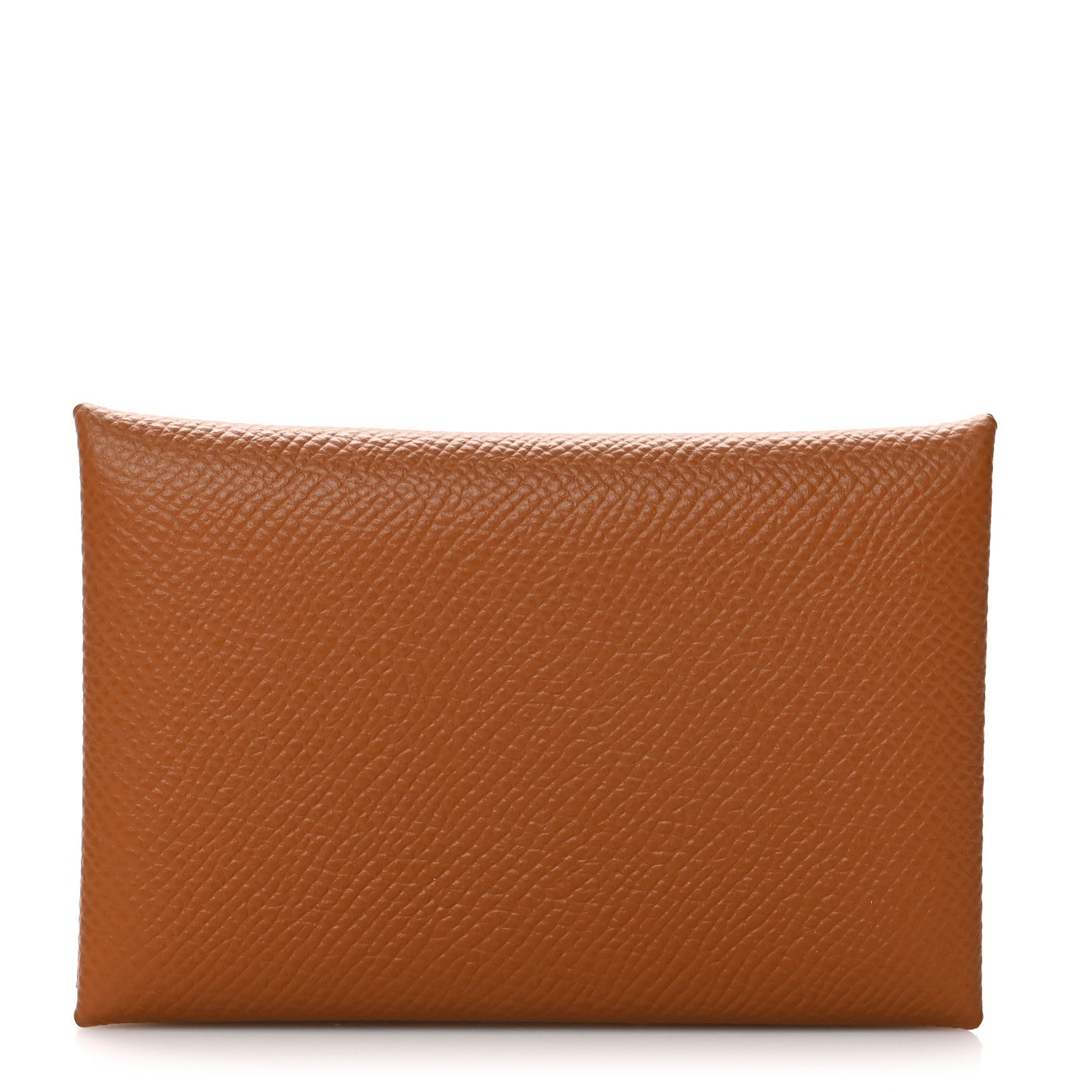 Hermes Epsom Calvi Card Case Gold 1 of 8