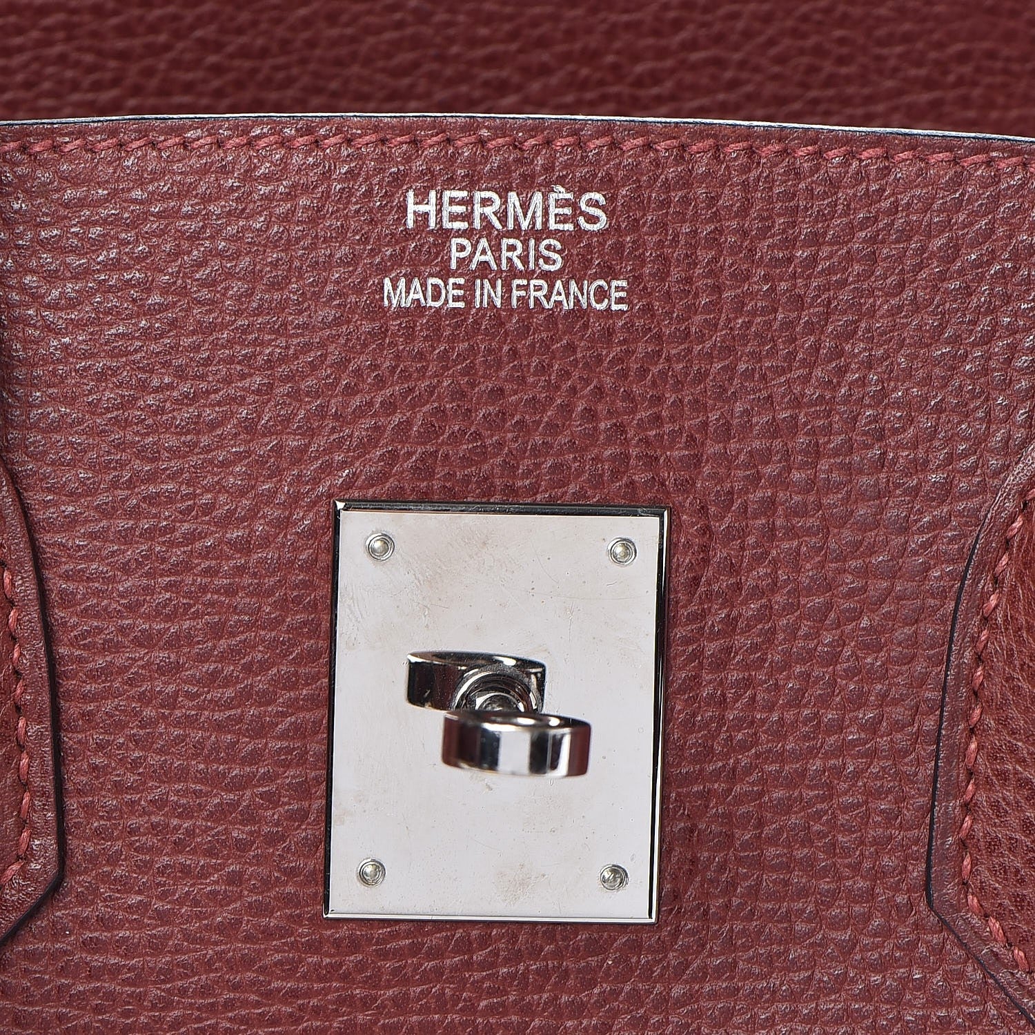 Hermes Ardennes Birkin 35 Rouge H 23 of 38
