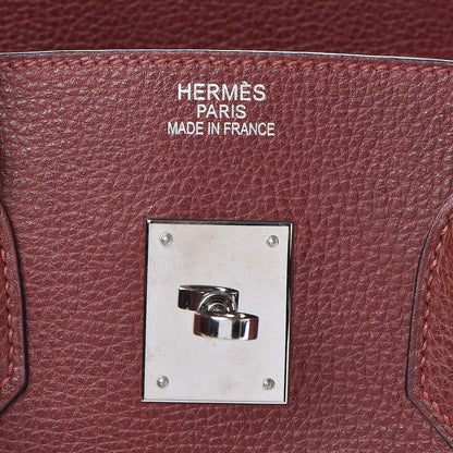 Hermes Ardennes Birkin 35 Rouge H 23 of 38