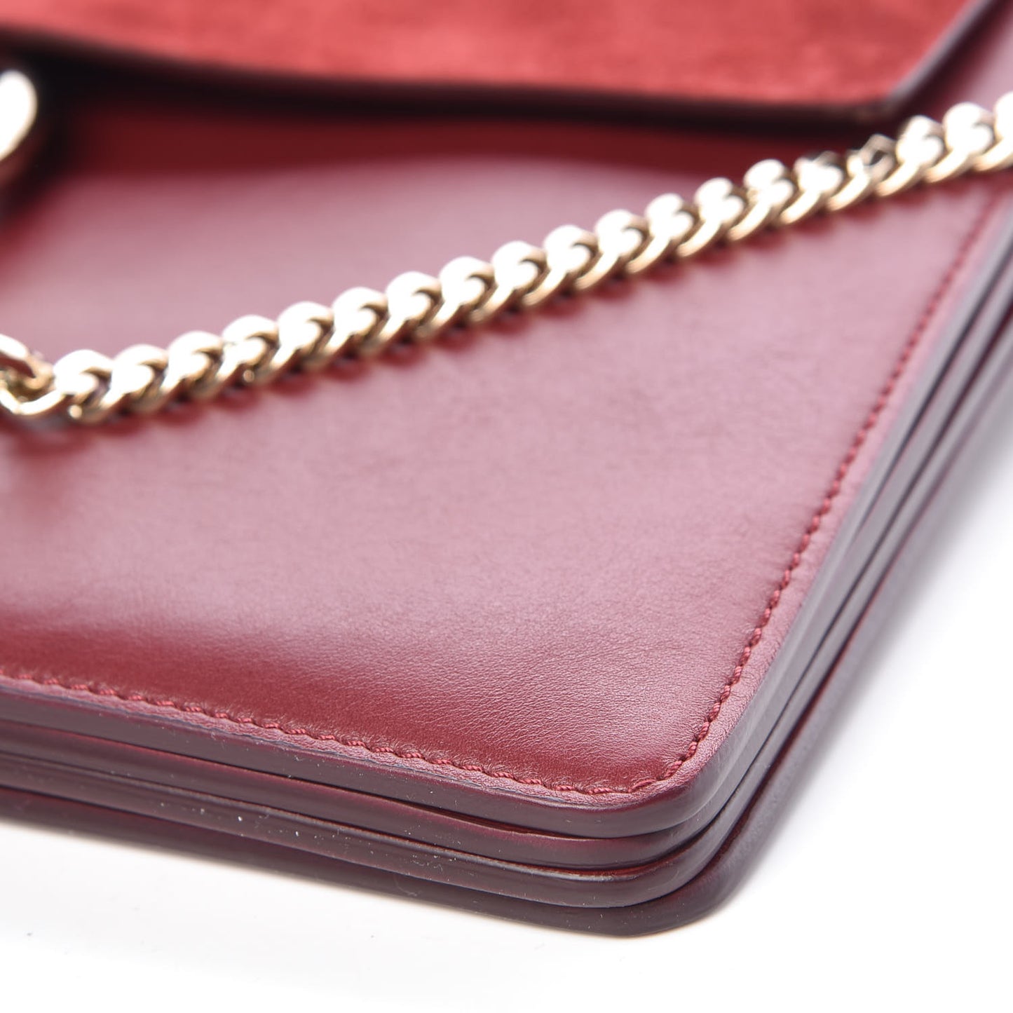 Calfskin Suede Medium Faye Shoulder Bag Plum Purple