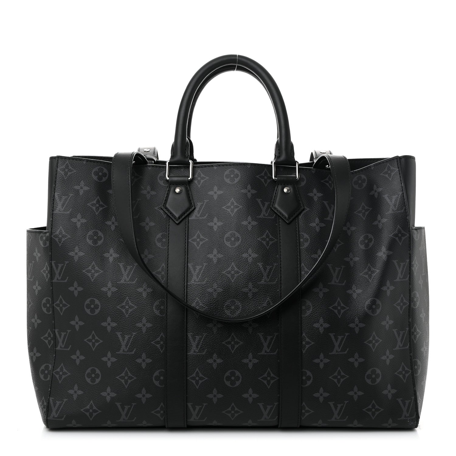 Louis Vuitton Monogram Eclipse Sac Plat 24H 1 of 10
