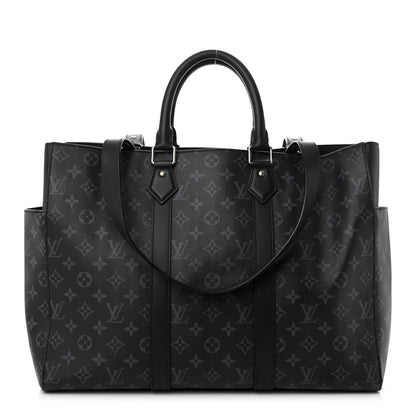 Louis Vuitton Monogram Eclipse Sac Plat 24H 1 of 10