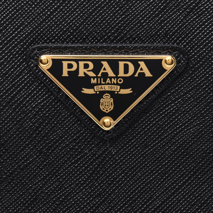 Prada Saffiano Lux Micro Galleria Shoulder Bag Black 17 of 19