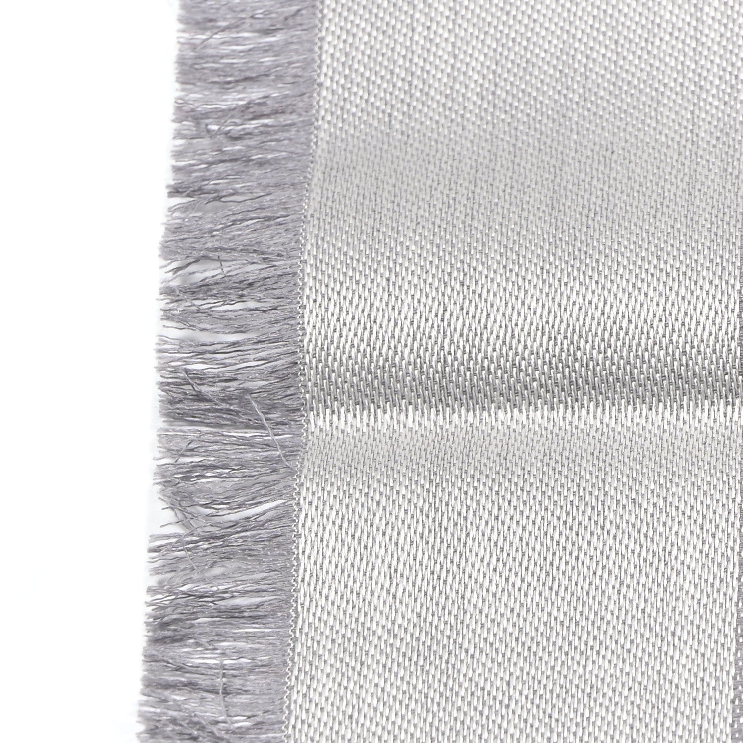 Louis Vuitton LOUIS VUITTON Wool Silk Monogram Denim Shawl Pearl Grey 4 of 6