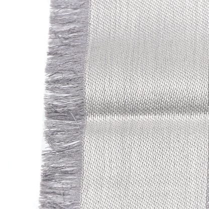 Louis Vuitton LOUIS VUITTON Wool Silk Monogram Denim Shawl Pearl Grey 4 of 6