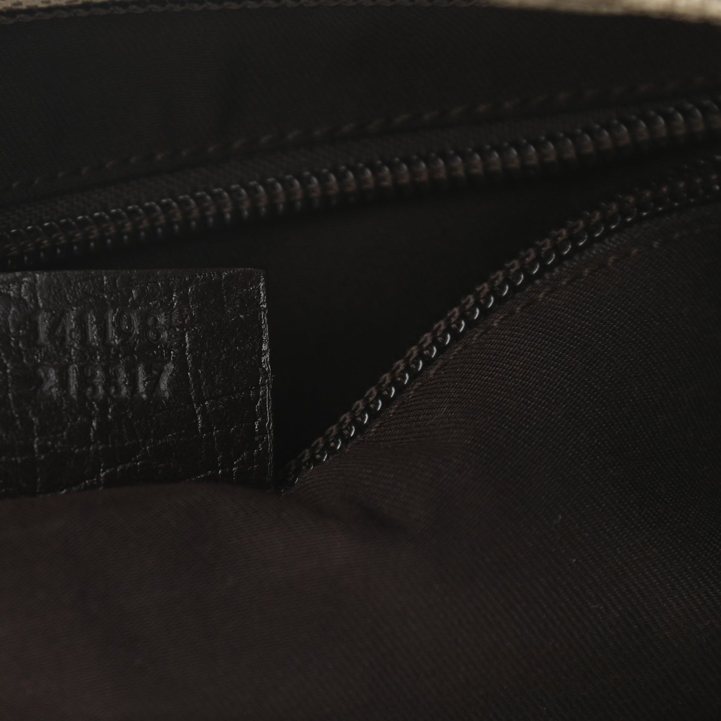 GG Plus Monogram Medium Flat Messenger Bag Dark Brown
