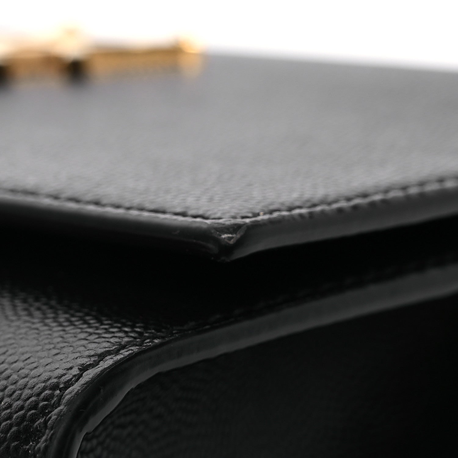 Saint Laurent Grain De Poudre Small Monogram Kate Satchel Black 11 of 14