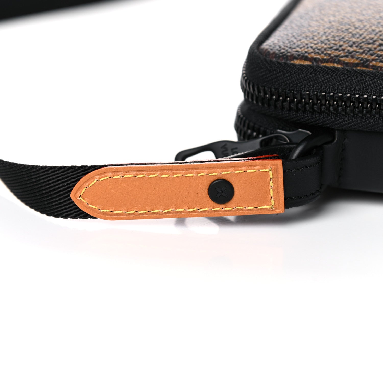 Louis Vuitton X NIGO Giant Damier Ebene Tortoise Double Phone Pouch 12 of 13