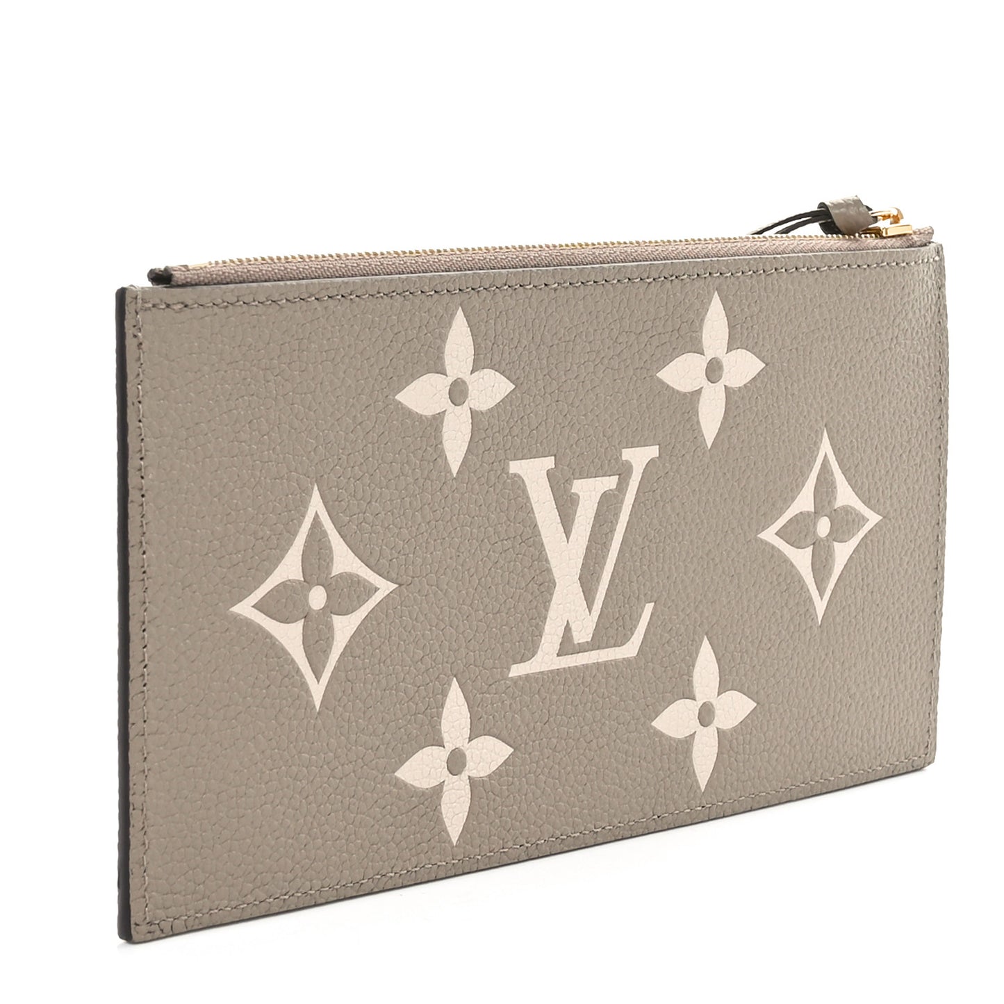 Empreinte Monogram Giant Pochette Felicie Zippered Insert Tourterelle Creme