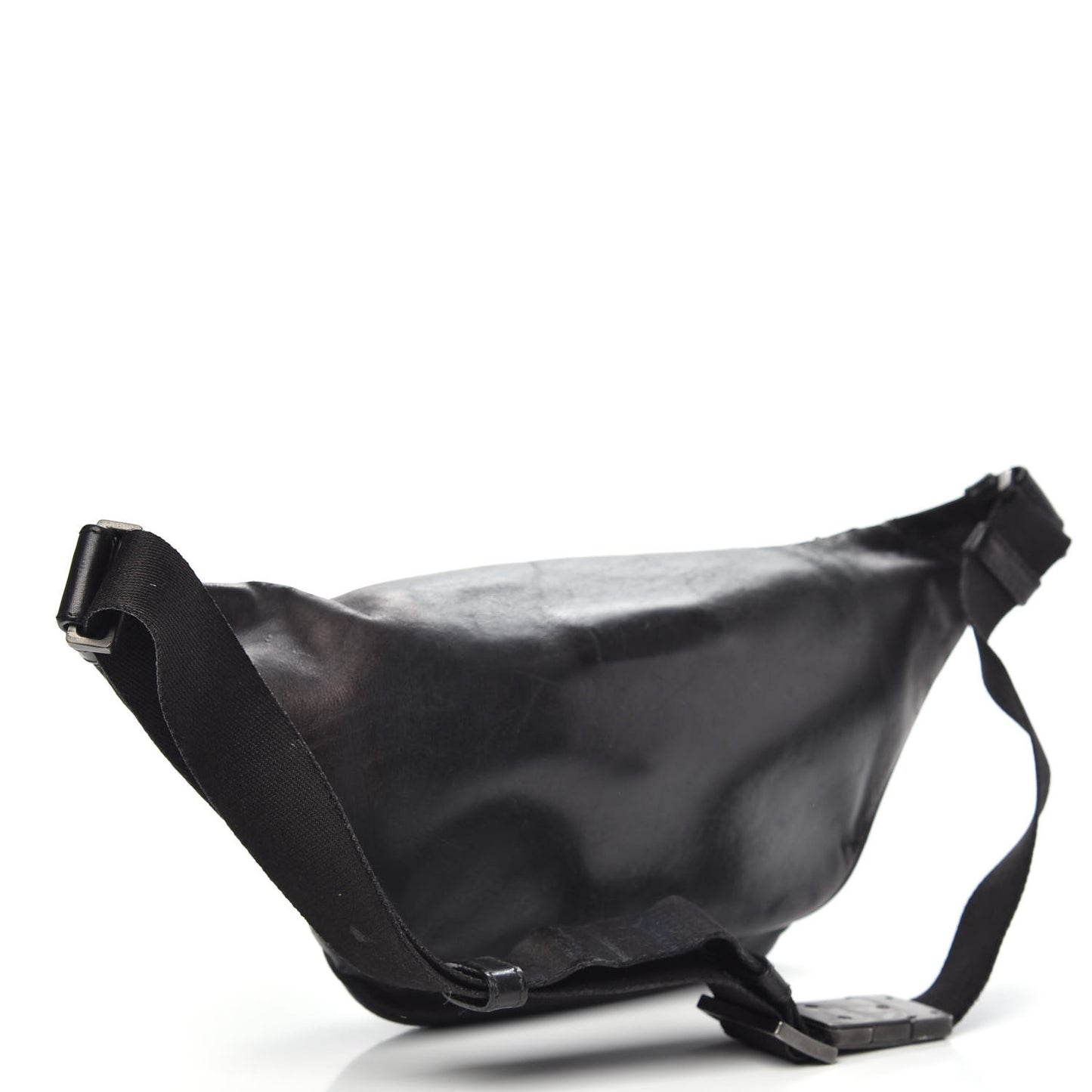 Nappa Intrecciato Belt Bag Black