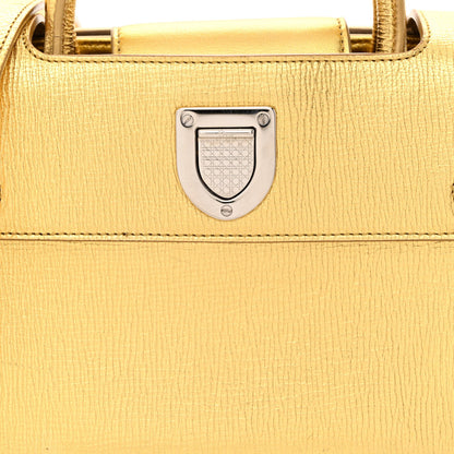Christian Dior Metallic Grained Calfskin Mini Diorever Flap Gold 9 of 12