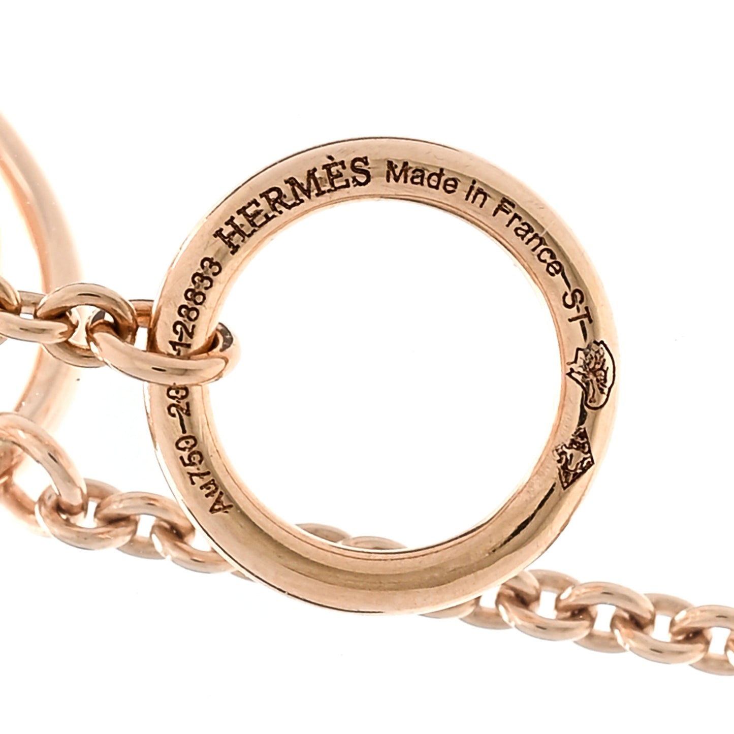 18K Rose Gold Diamond TPM Vertige Coeur Necklace ST