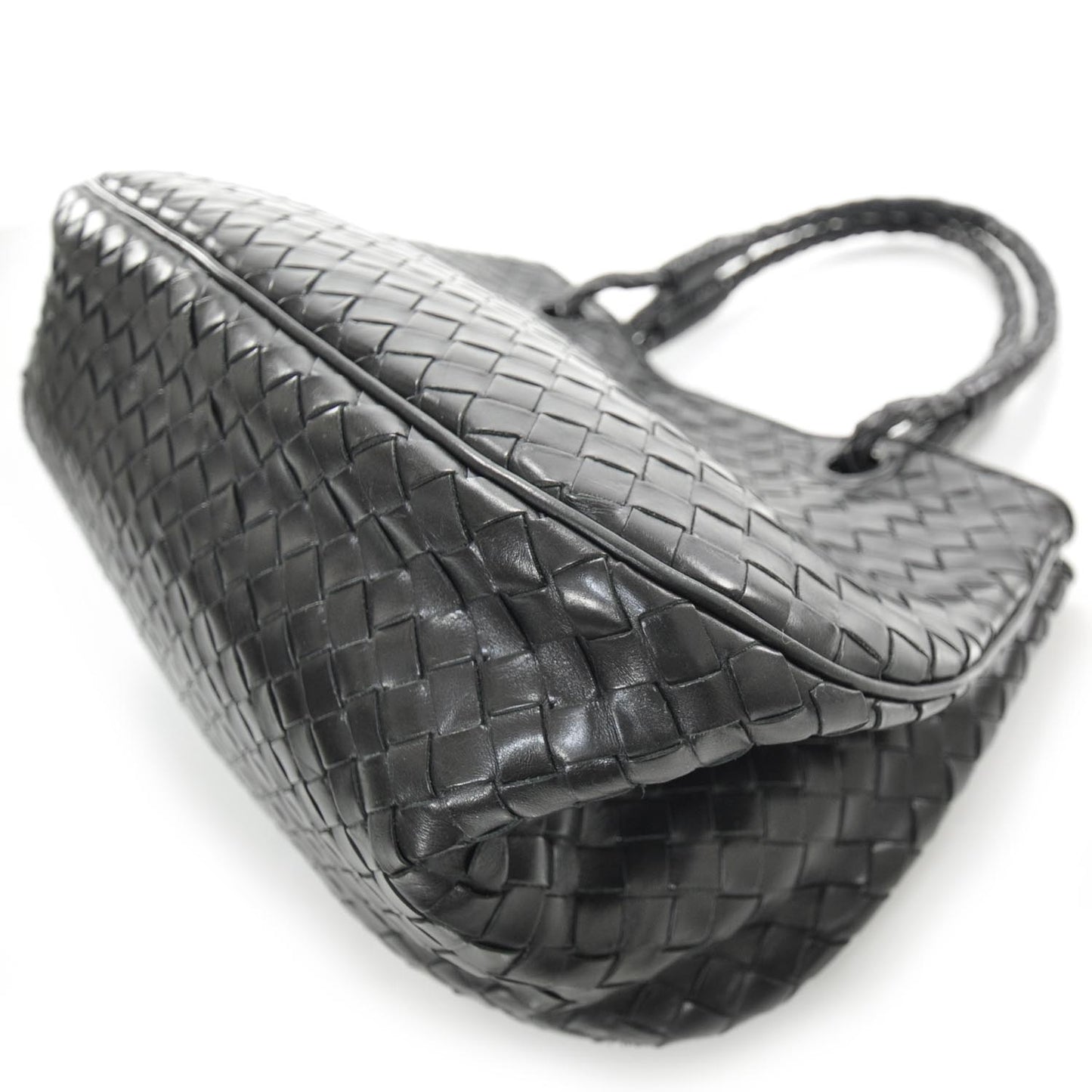 Nappa Intrecciato Handbag Nero Black
