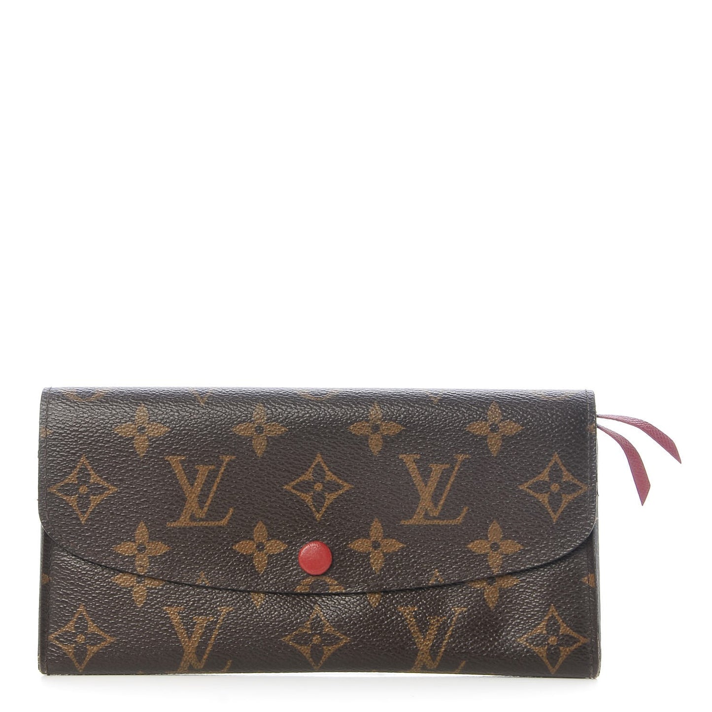 Monogram Emilie Wallet Red
