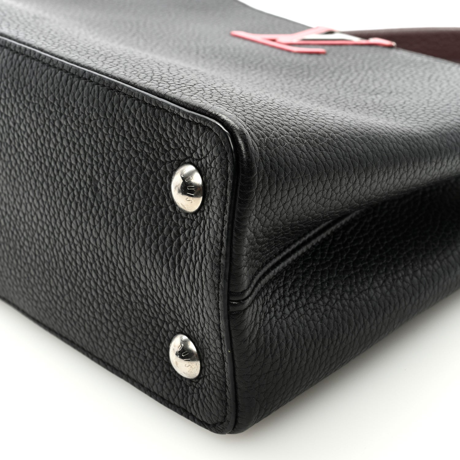 Louis Vuitton Taurillon Capucines MM Black Multicolor 8 of 8