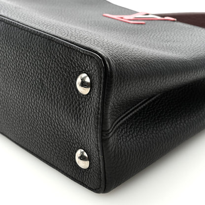 Louis Vuitton Taurillon Capucines MM Black Multicolor 8 of 8