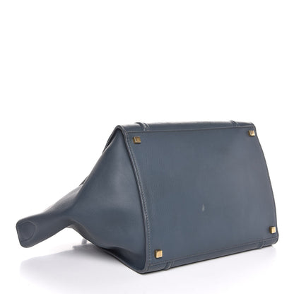 Celine Supple Calfskin Medium Phantom Luggage Slate Blue 4 of 26