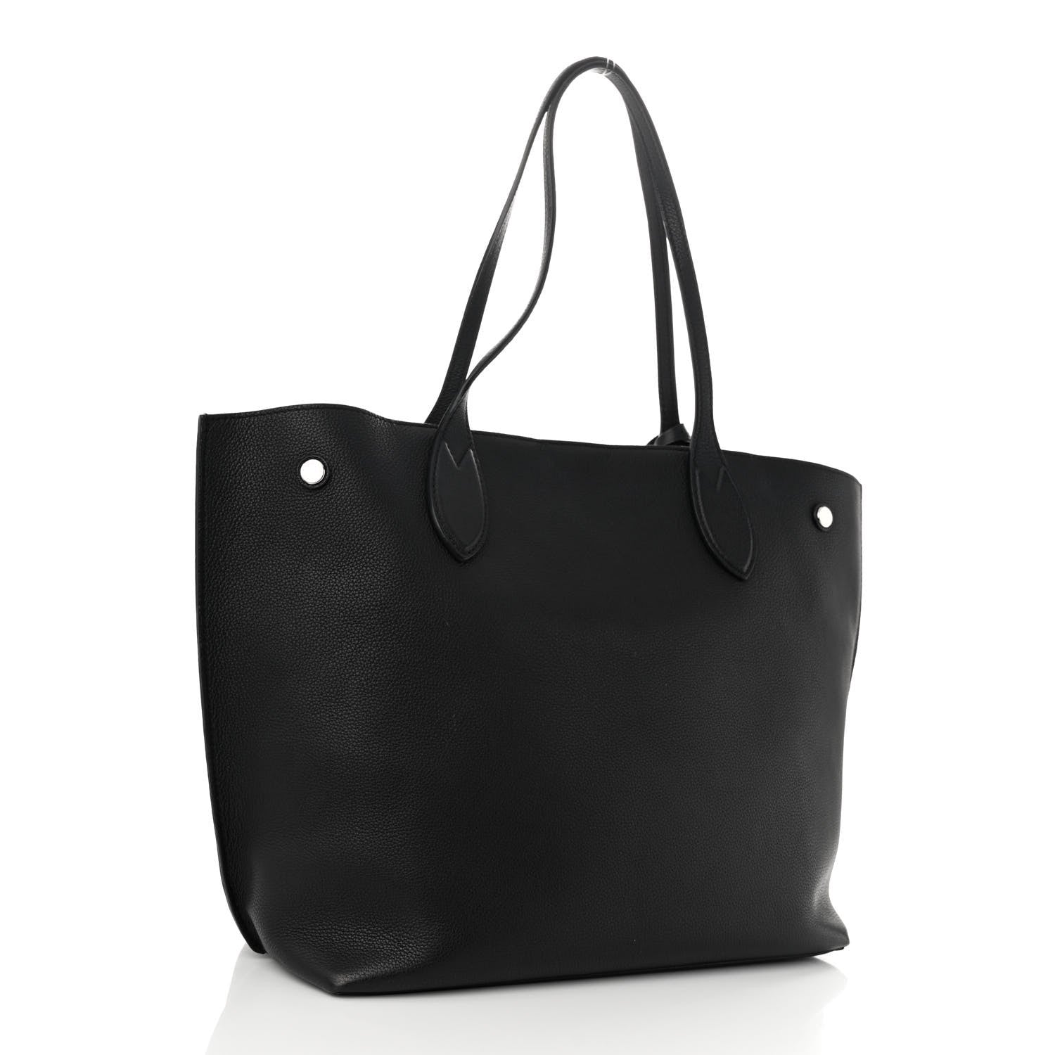 Louis Vuitton Calfskin Lockme Go Tote Black 3 of 11
