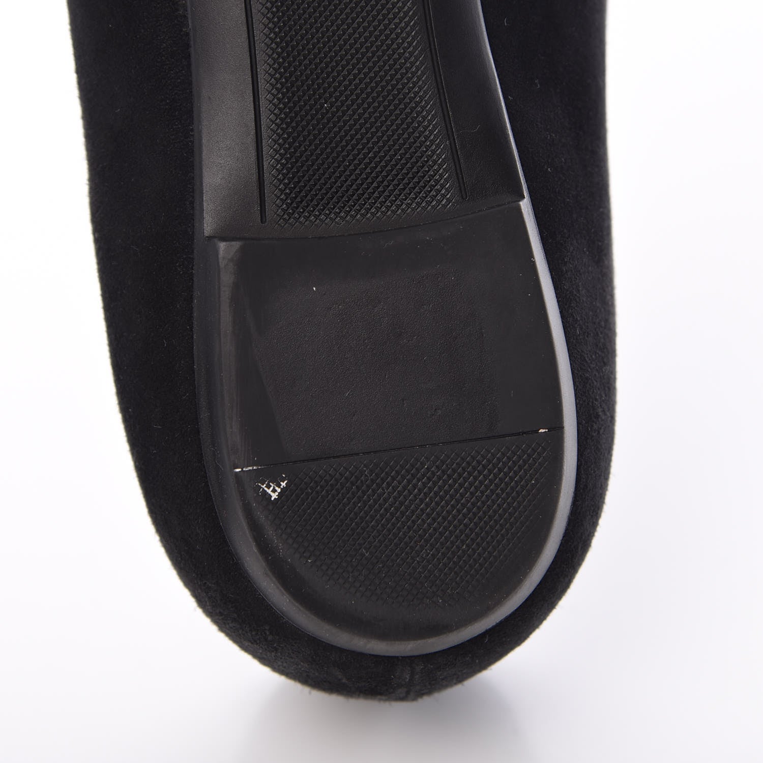 Louis Vuitton Suede Monogram Uniformes Ballet Flats 37.5 Black 11 of 12
