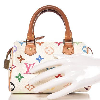 Louis Vuitton Monogram Multicolor Mini Sac HL Speedy White 2 of 14