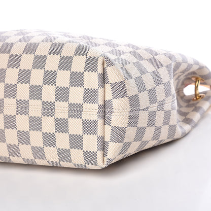 Louis Vuitton Damier Azur Graceful PM Rose Ballerine 6 of 10