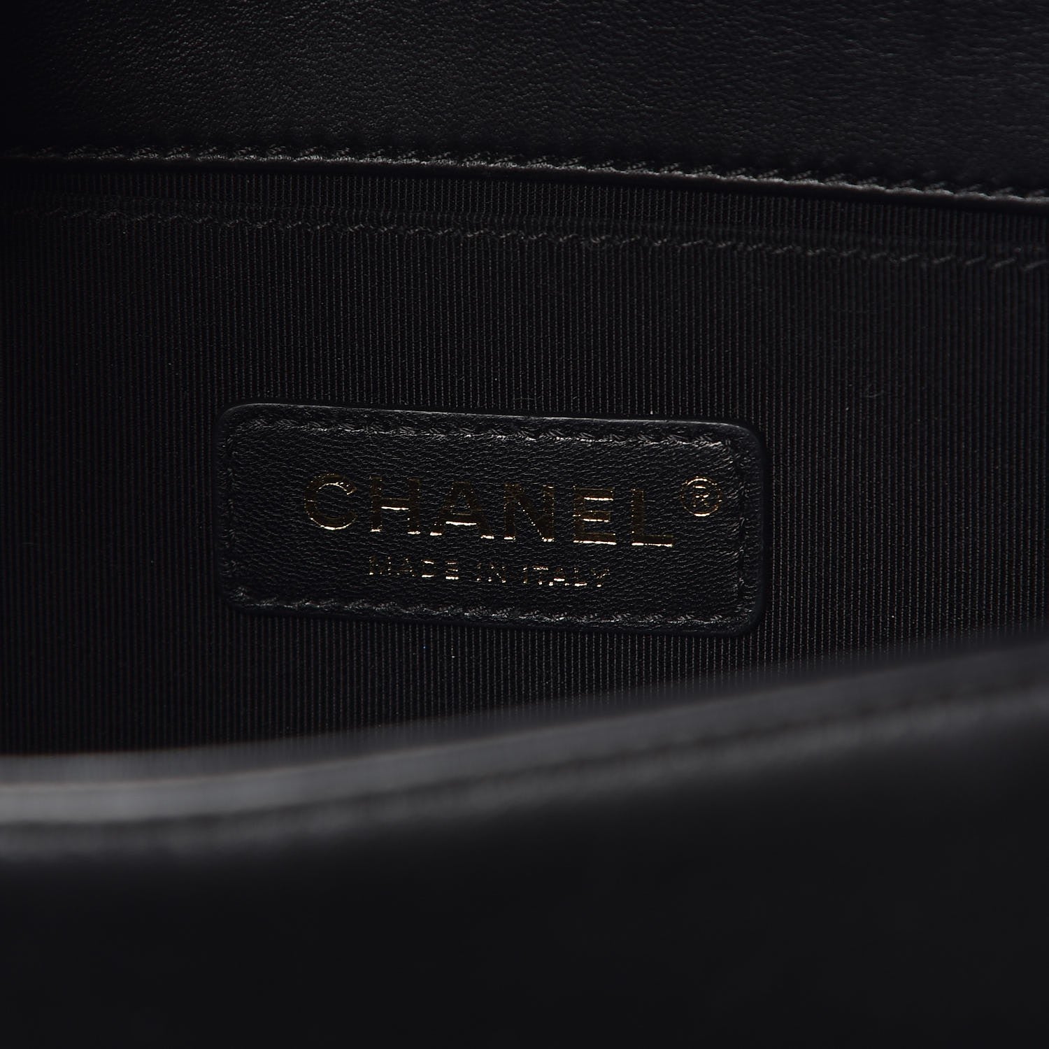 Chanel Lambskin Quilted Medium Boy Flap Black 6 of 9