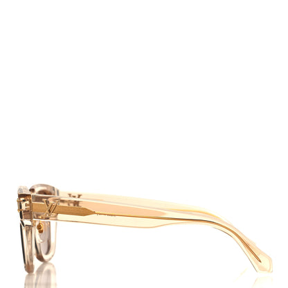 Louis Vuitton Acetate Square LV Confidence Sunglasses Z2203U Transparent Brown 3 of 7