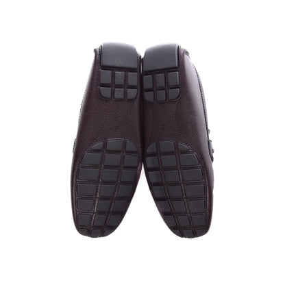 Louis Vuitton Taiga Monte Carlo Moccasin Loafers 8 Grizzli 5 of 11