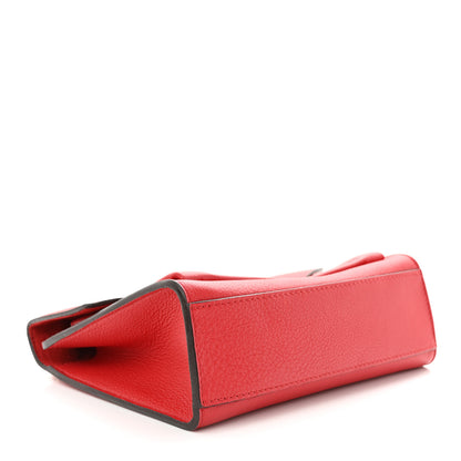 Louis Vuitton Soft Calfskin Mylockme Chain Bag BB Rubis 4 of 10