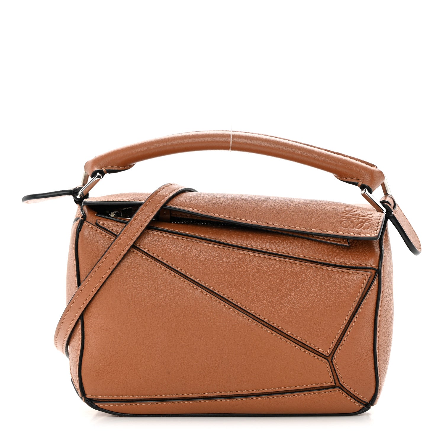 Loewe Calfskin Mini Puzzle Bag Tan 1 of 15