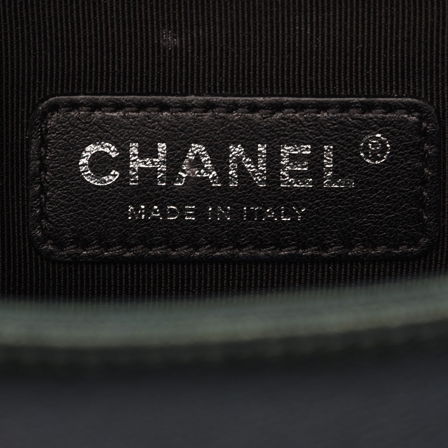 Chanel Iridescent Goatskin Quilted Small Boy Flap Green 7 of 13