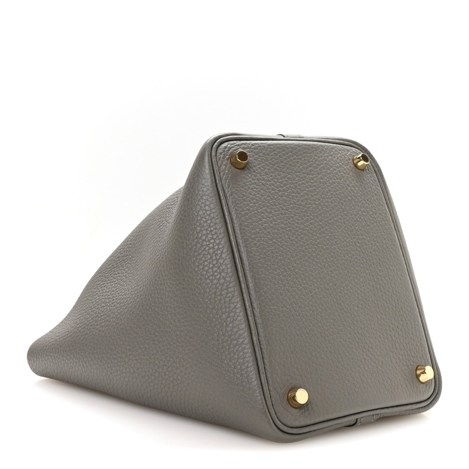 Hermes Taurillon Clemence Picotin Lock 18 PM Gris Meyer 4 of 13