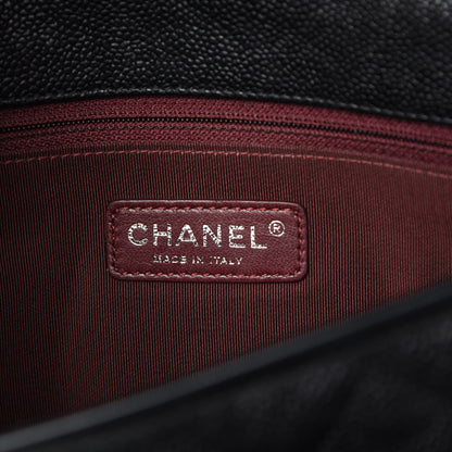 Chanel Caviar Quilted Medium French Riviera Flap Black 6 of 12