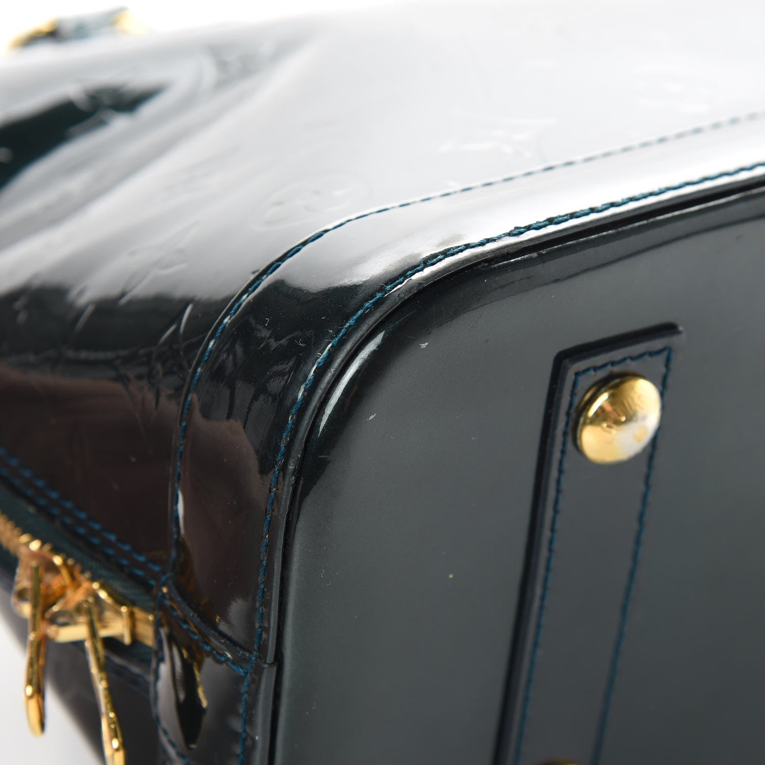 Louis Vuitton Vernis Alma PM Blue Nuit 13 of 16