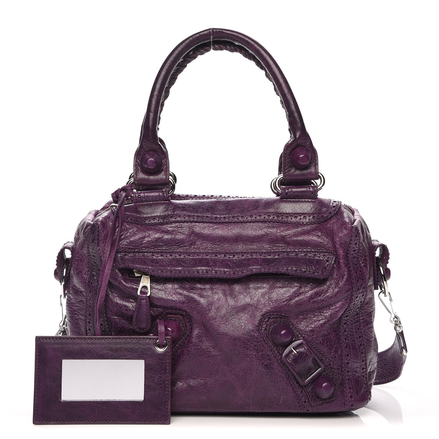 Agneau Giant Brogues Hardware Metro Raisin