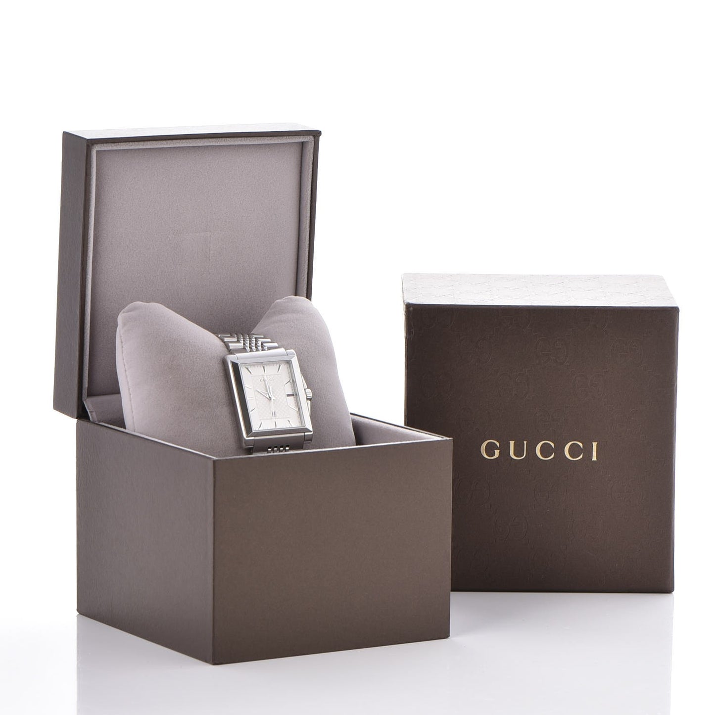 Stainless Steel 32mm G-Timeless Rectangle Quartz Watch