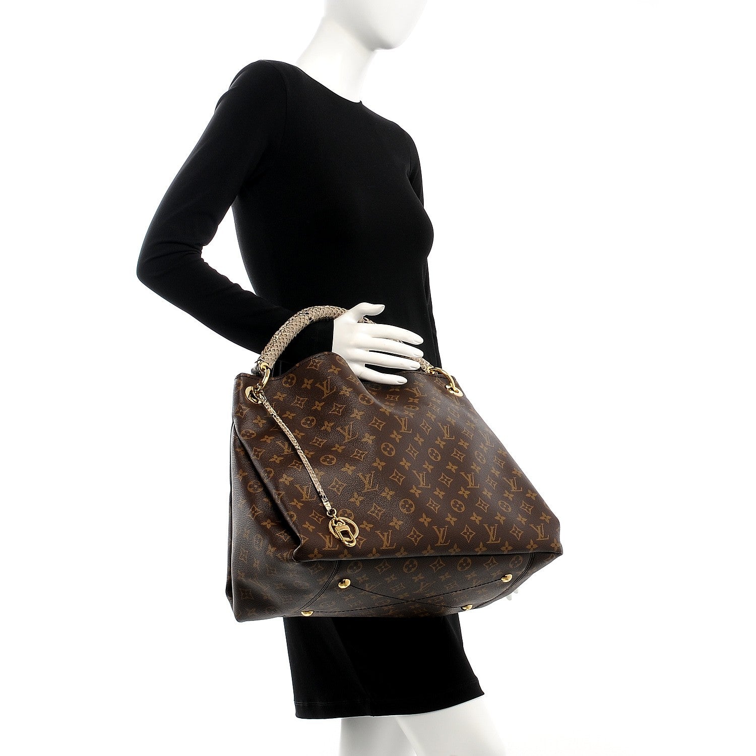 Louis Vuitton Snakeskin Monogram Artsy MM 2 of 7
