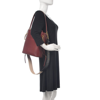 Chloe Smooth Calfskin Medium Roy Bucket Bag Plum Purple 3 of 11
