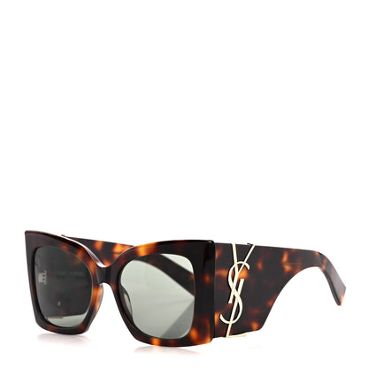 Saint Laurent Acetate Blaze Sunglasses SL M119 Tortoise 1 of 9