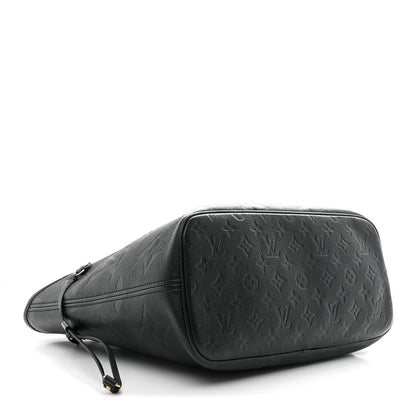 Louis Vuitton Empreinte Monogram Giant Neverfull MM Black 5 of 12