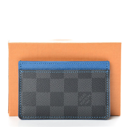 Louis Vuitton Damier Graphite Card Holder Blue 8 of 8